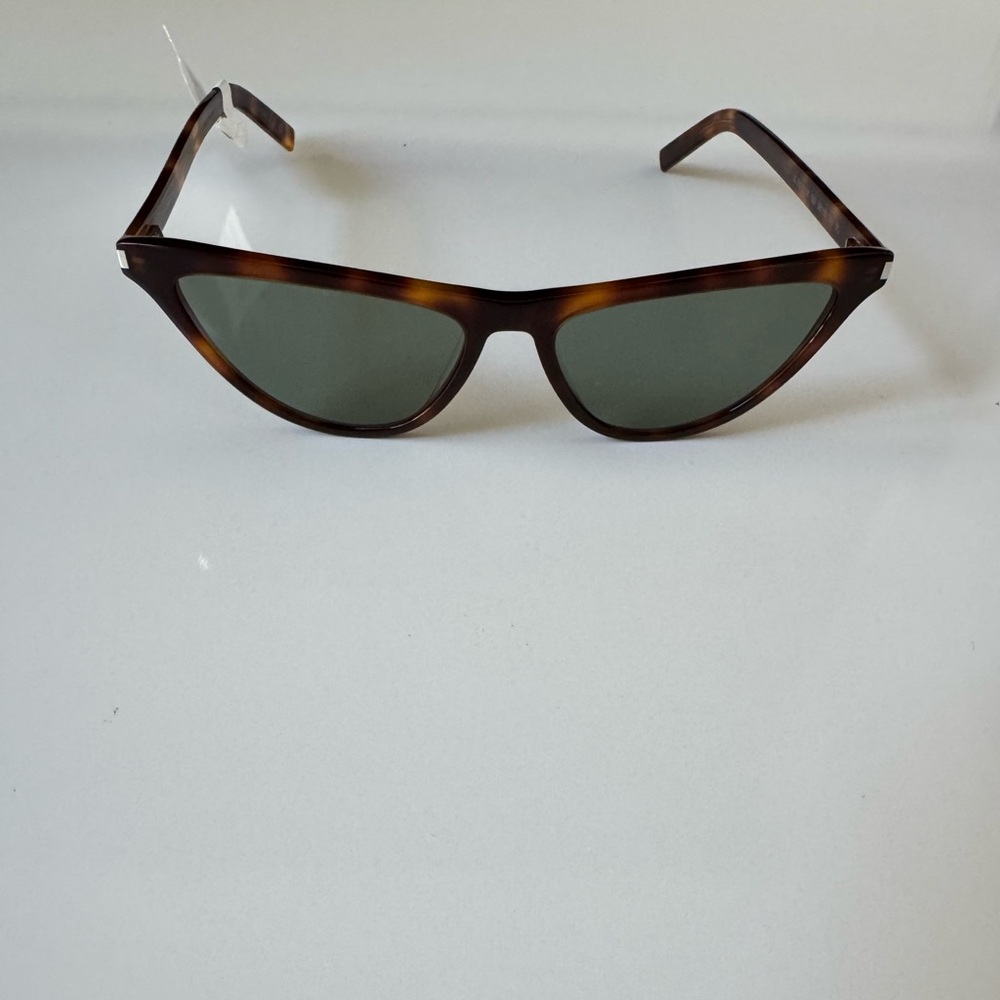 Saint Laurent SL550 SLIM 002 Cat Eye Havana Tortoiseshell 56-16-145 Sunglasses - Picture 6 of 16